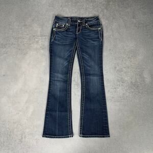 Miss Me Signature Blue Bootcut Jeans - Size 25